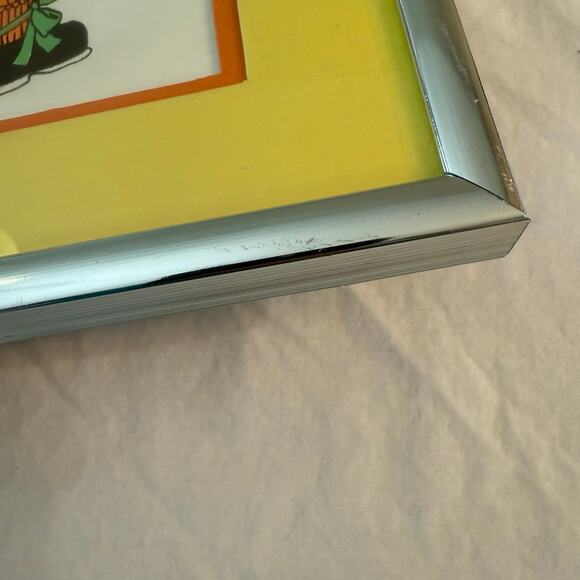 Marguerite Baldasaro Original Art Set Boy Girl Rocking Horse Love You Frame Mat - Picture 7 of 15